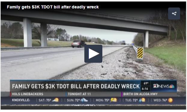 Dead teen billed for guardrail that killed her