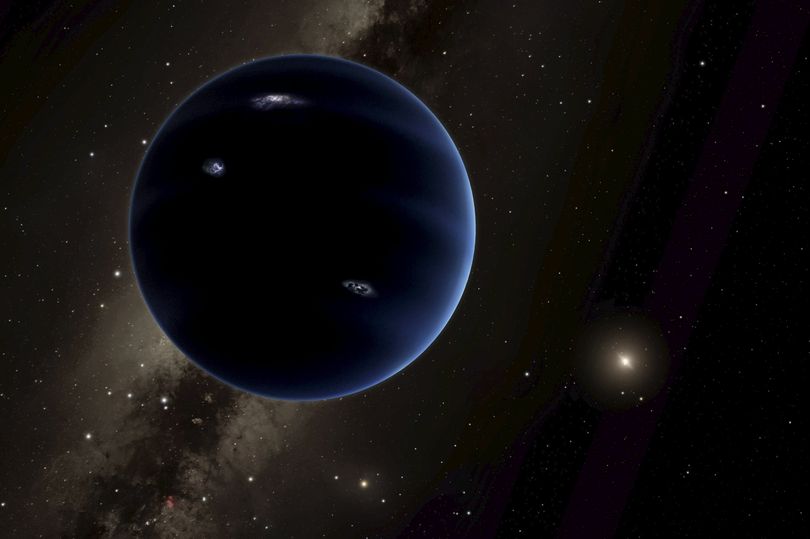 An artist's rendering shows the distant view from "Planet Nine" back towards the sun (Photo: Reuters)