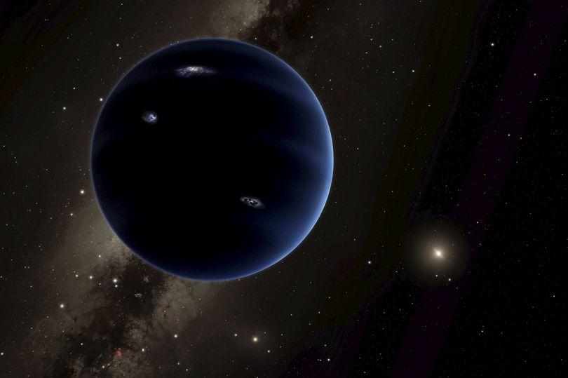 An artist's rendering shows the distant view from "Planet Nine" back towards the sun (Photo: Reuters)