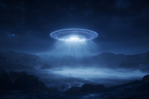 山地夜间目击 · 用户投稿